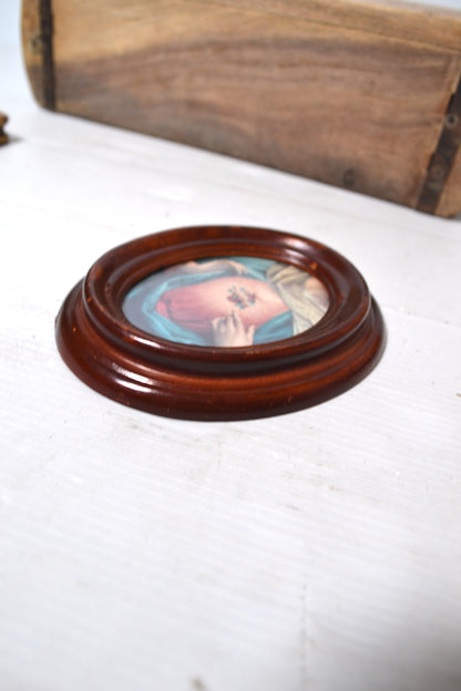 Cadre cœur flamboyant