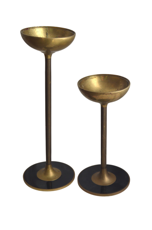 Bougeoirs en laiton