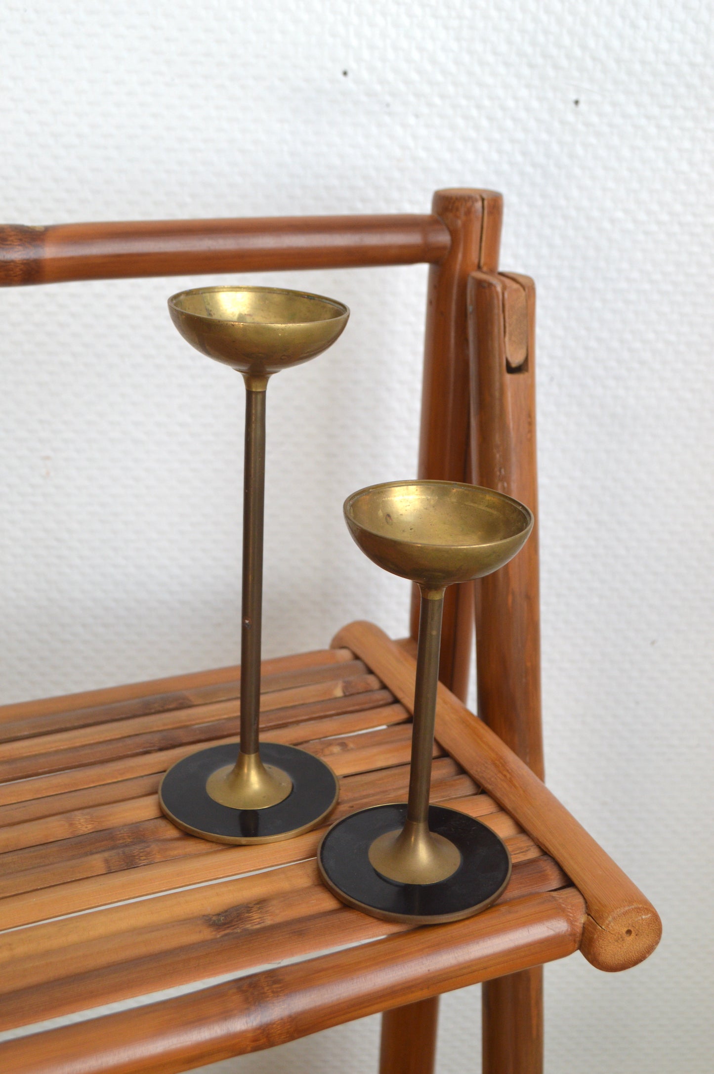 Bougeoirs en laiton