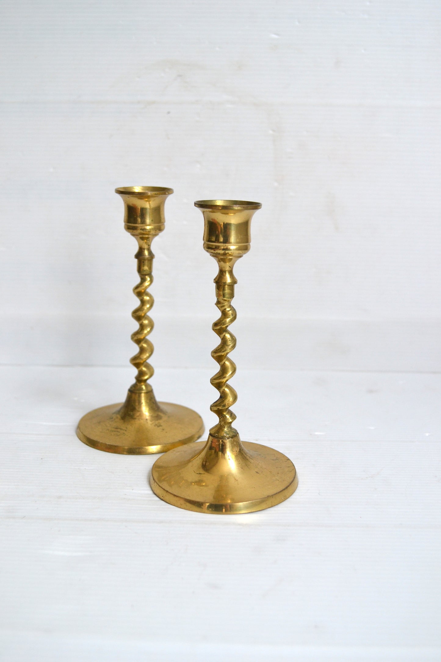 Bougeoirs torsadés