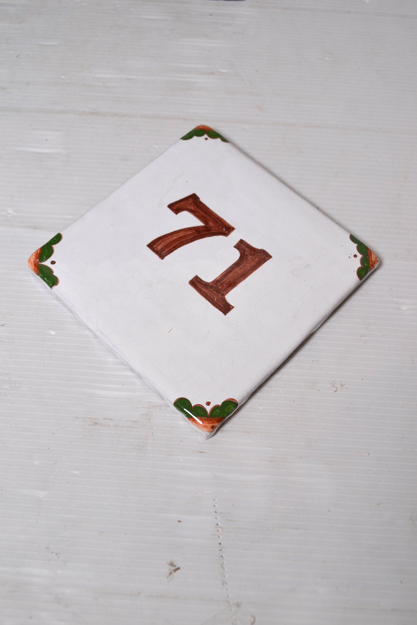 Ancien carreau de carrelage