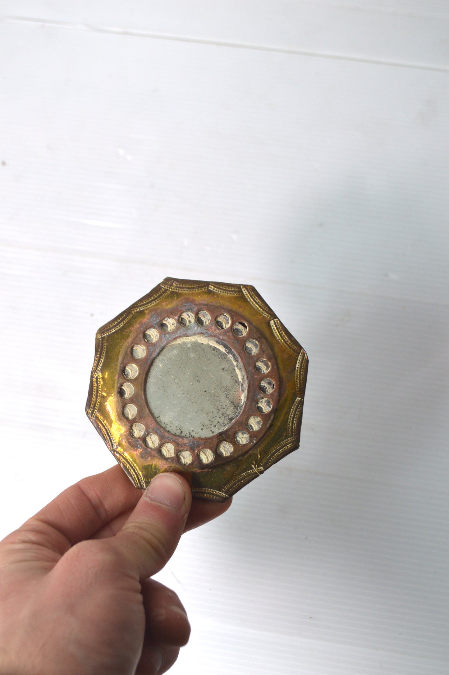 Petit miroir octogonal