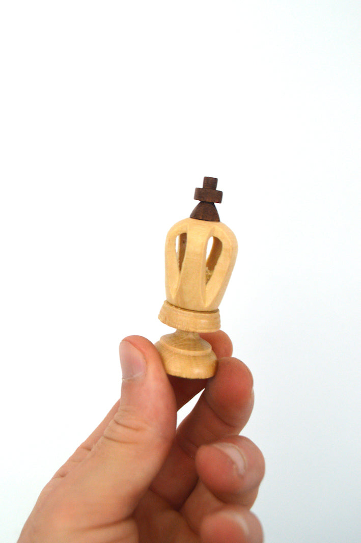 Échiquier pliant en bois