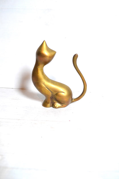 Chat en laiton