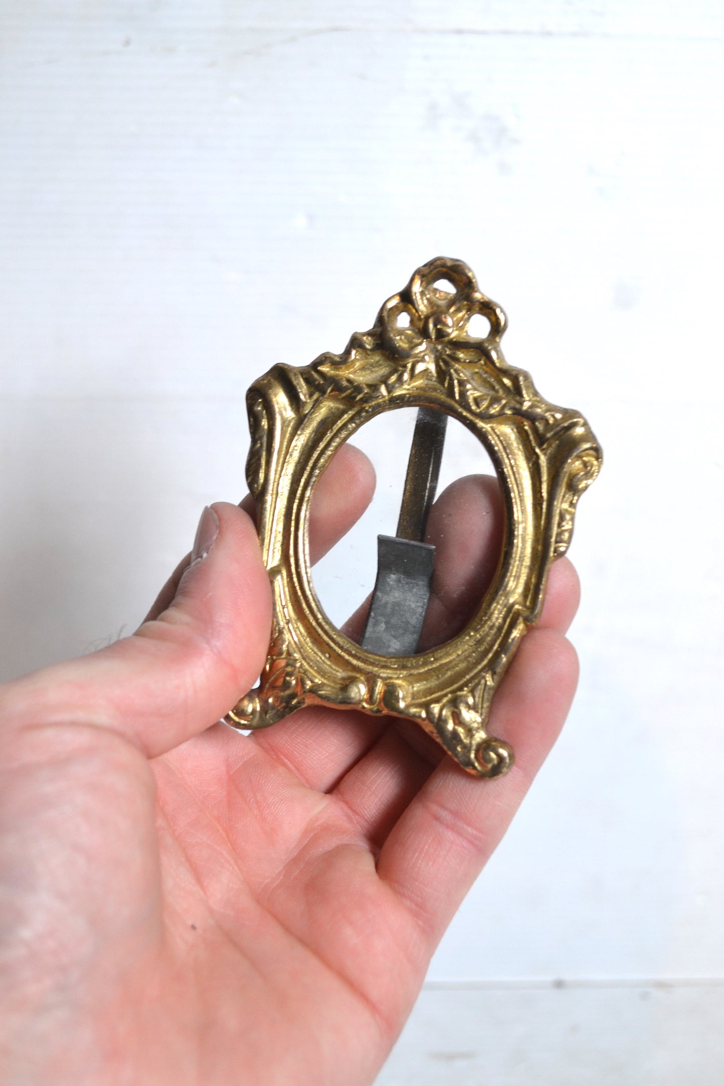 Cadre miniature en laiton