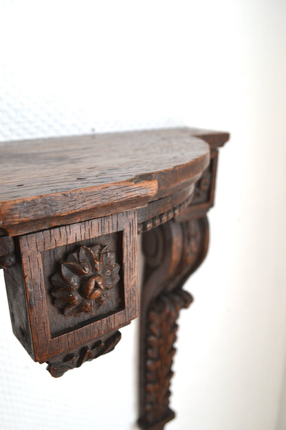 Console murale en bois