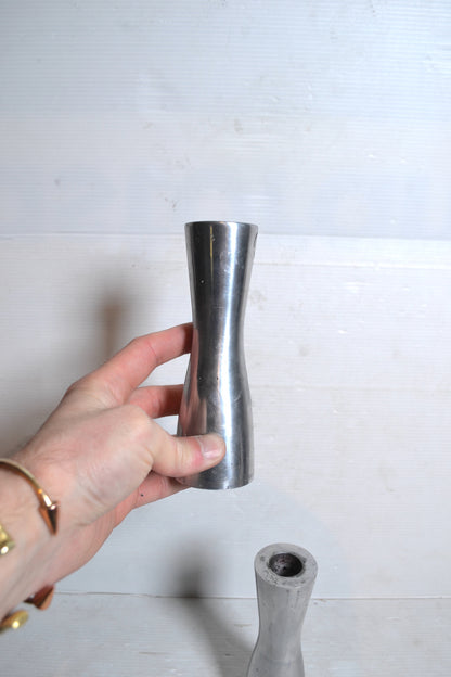 Bougeoirs en aluminium