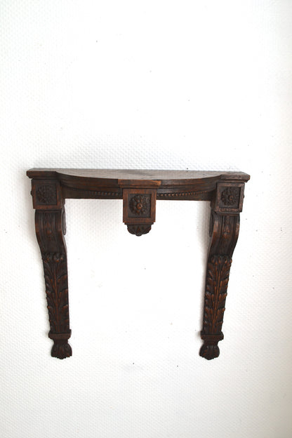 Console murale en bois