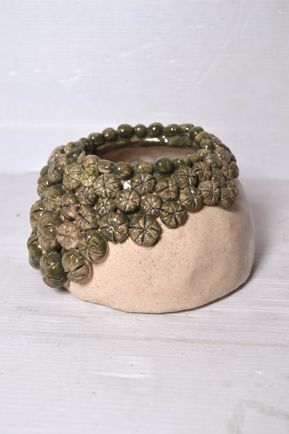 Cache-pot artisanal en céramique