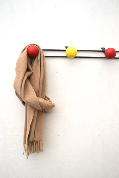 Portemanteau mural à boules rétro