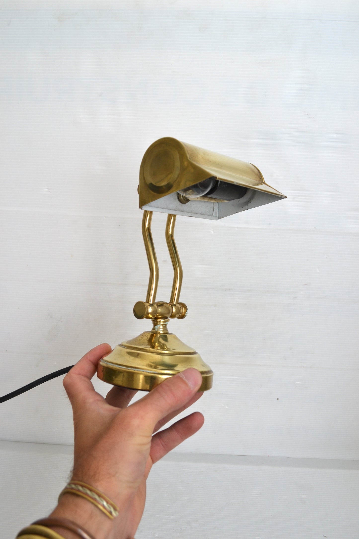 Petite lampe de banquier