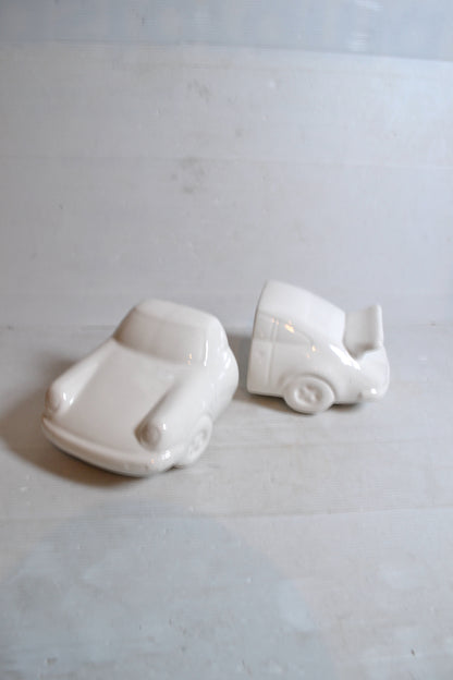 Serre-livres vintage en céramique Porsche années 80s