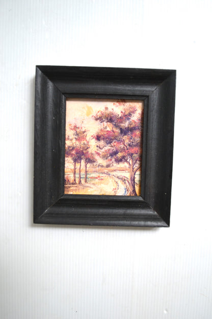 Cadre en bois noir