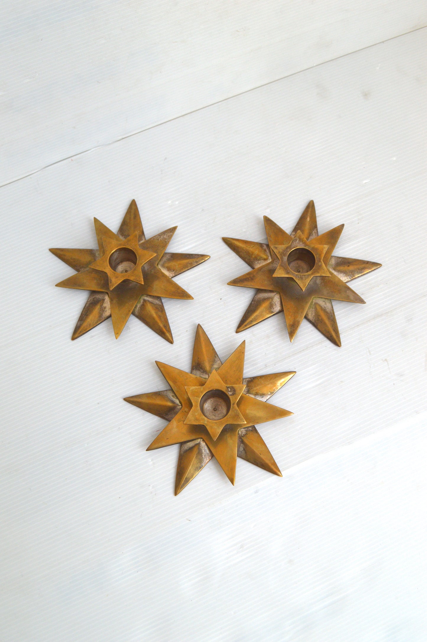 Bougeoirs étoiles