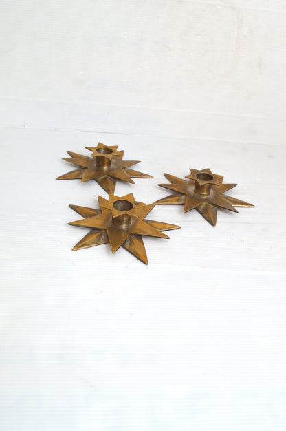 Bougeoirs étoiles