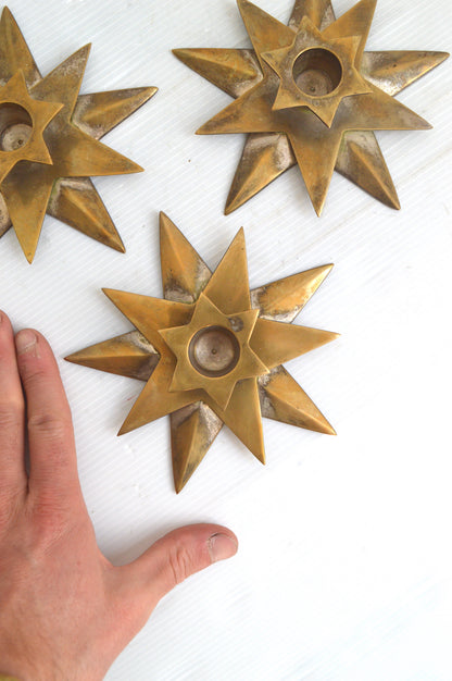 Bougeoirs étoiles