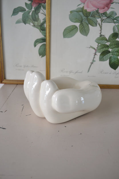 Vide-poche main XL années 80s