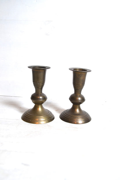 Bougeoirs en laiton