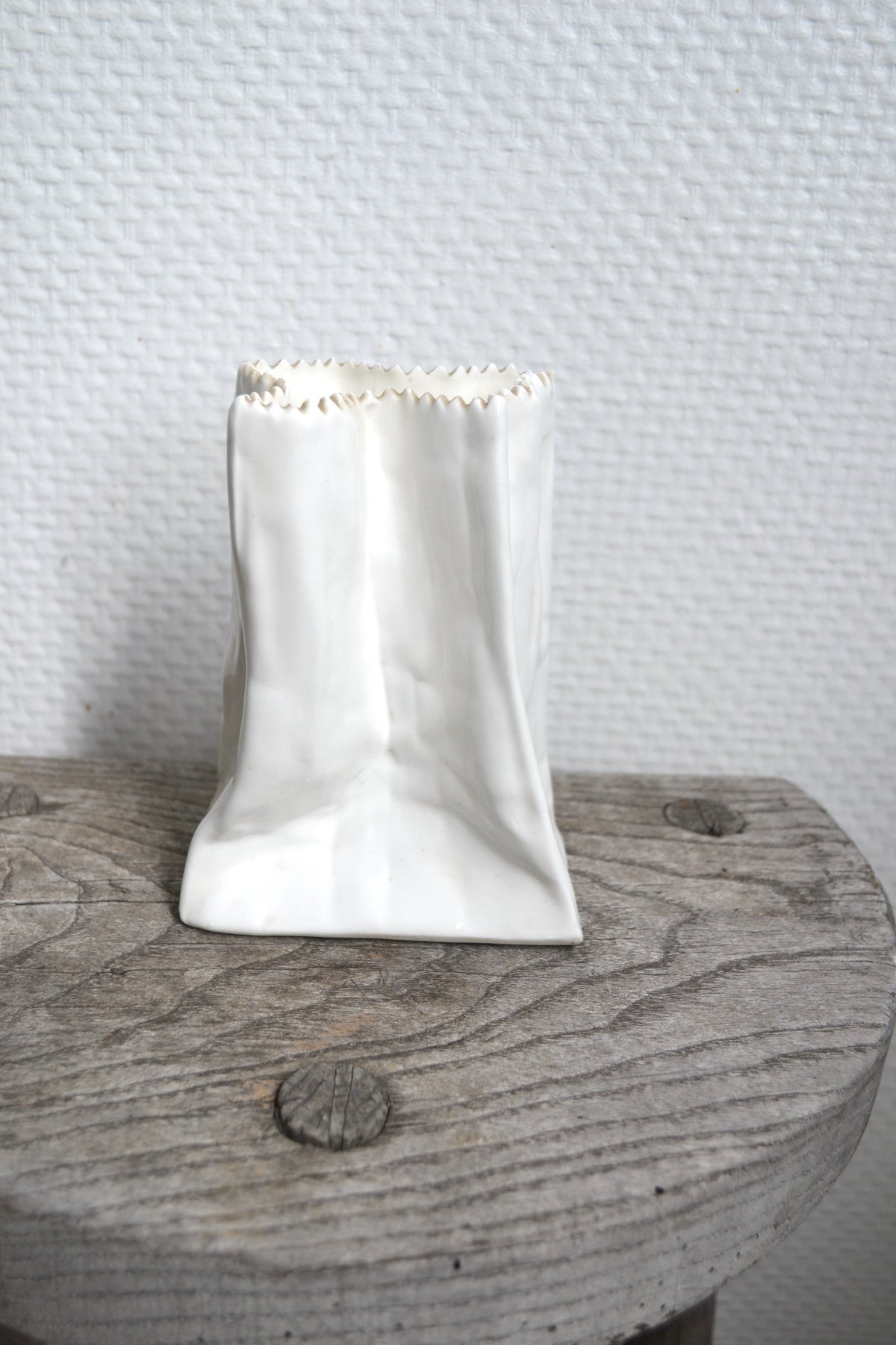 Vase Papier Kraft style Tapio Wirkkala