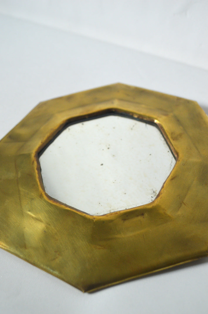 petit miroir doré pour accumulation