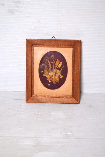 Cadre de fleurs séchées