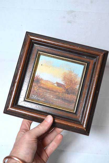 Petite huile sur toile