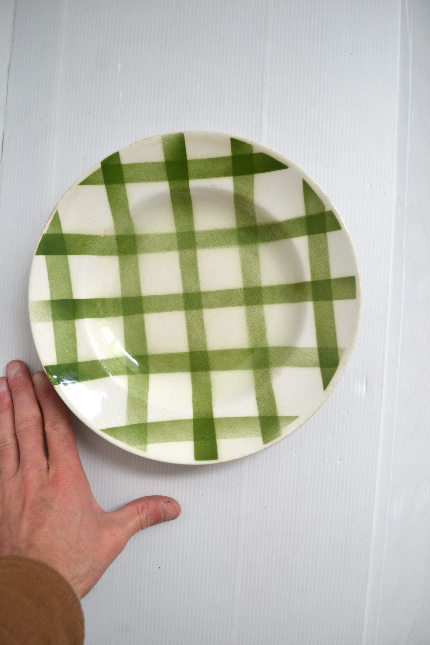 Assiettes Quadrillées
