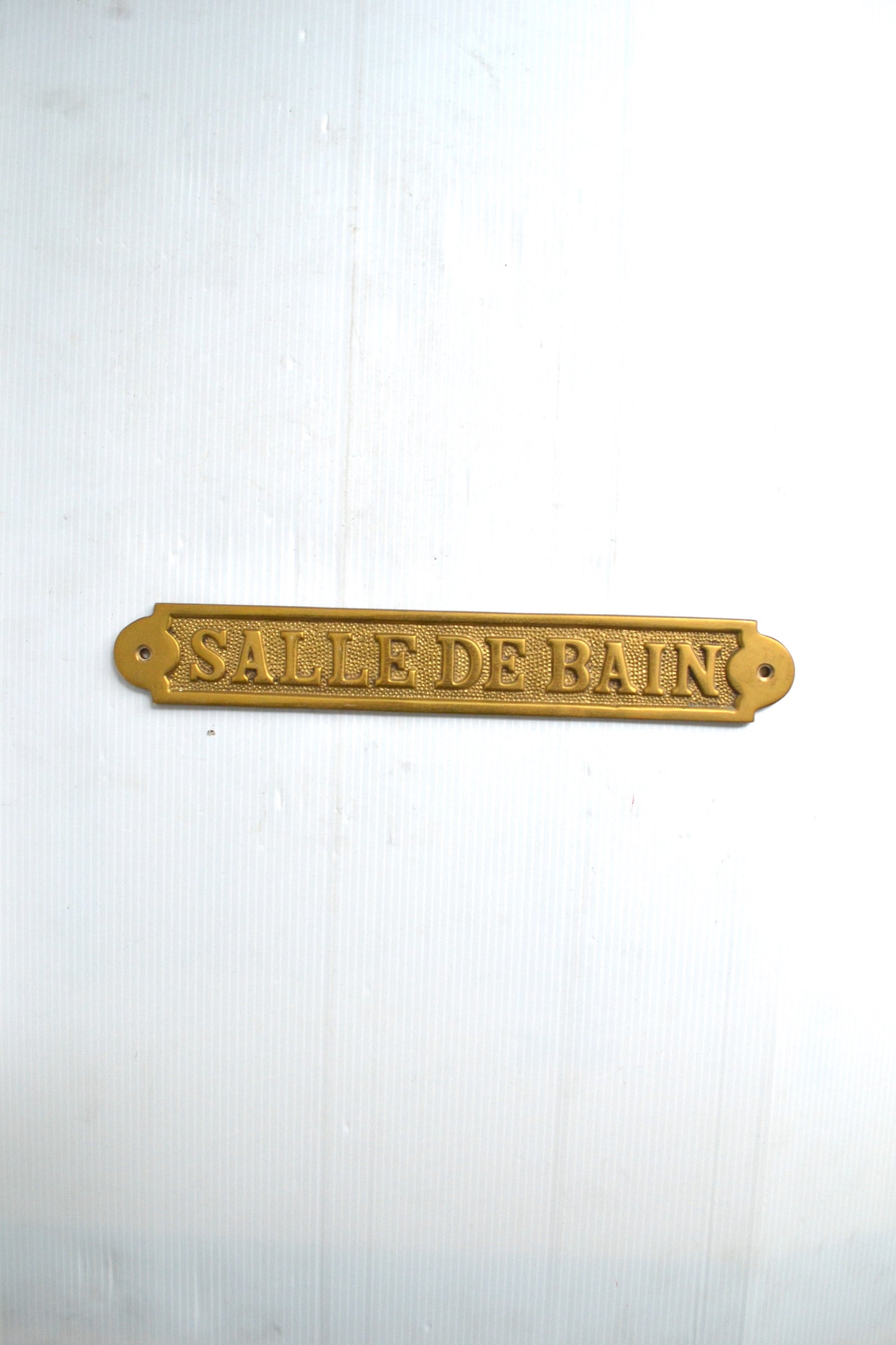 Plaque Salle de bain en laiton