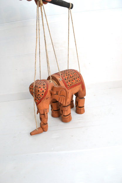 Marionnette articulée éléphant