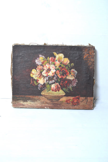 Petit tableau fleuri