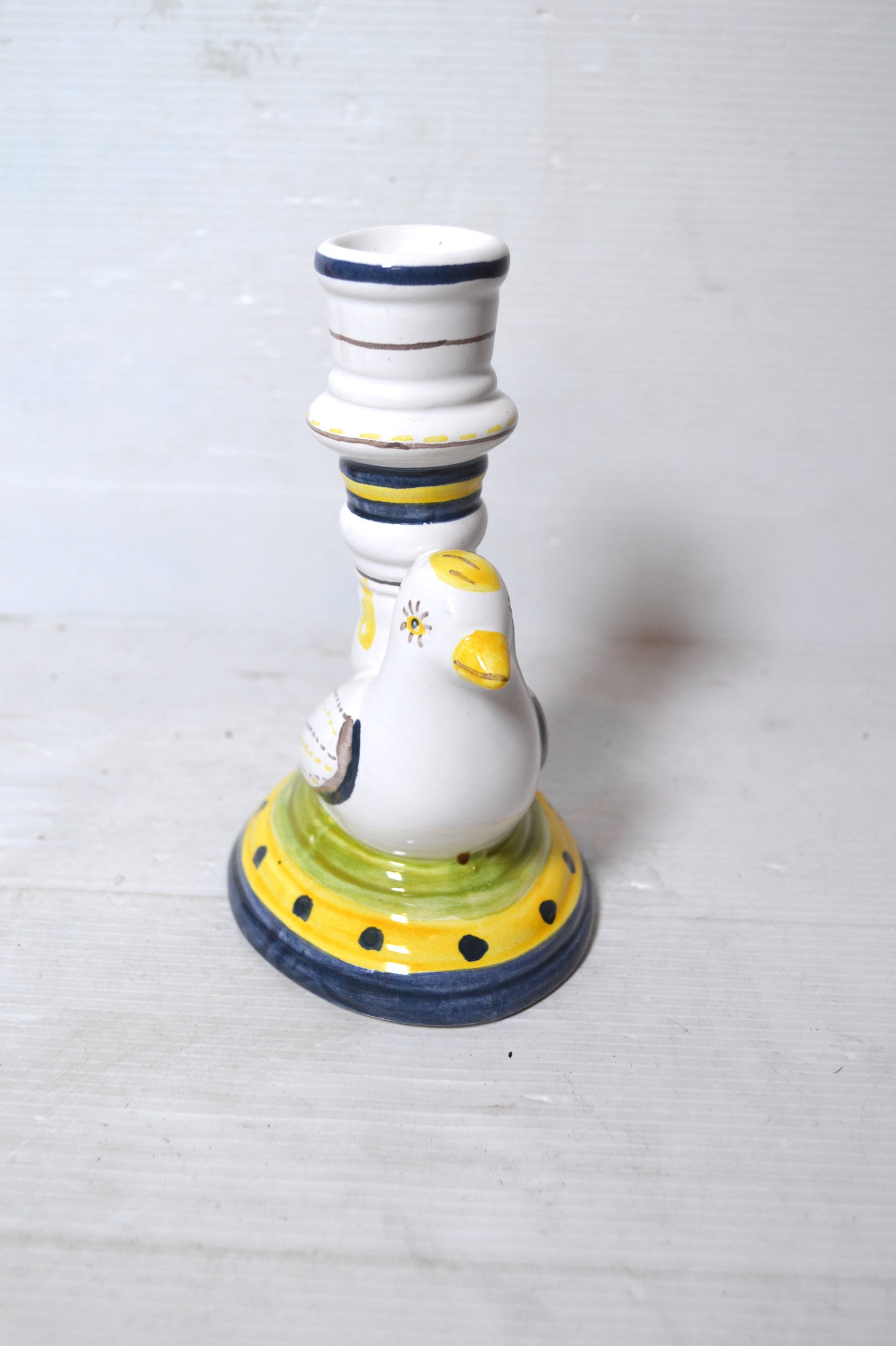 Bougeoir en céramique du Portugal