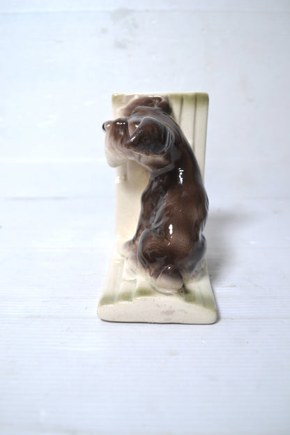 Chien en céramique