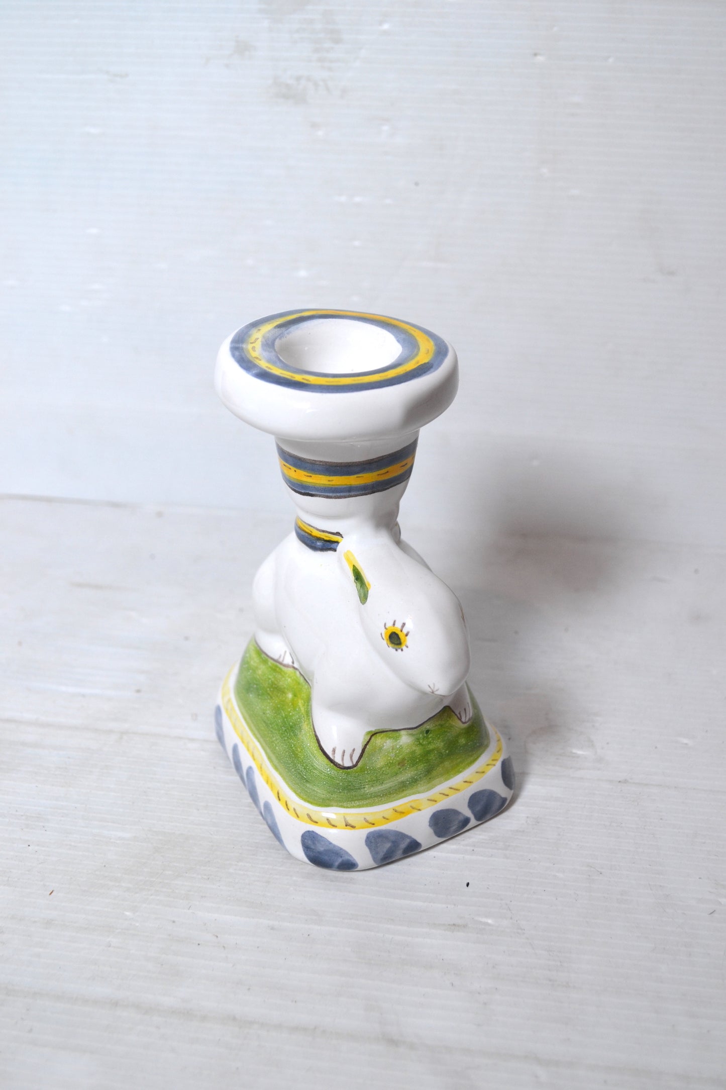 Bougeoir en céramique du Portugal