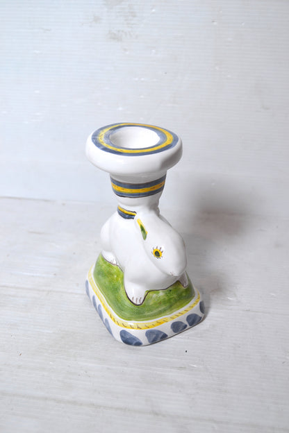 Bougeoir en céramique du Portugal