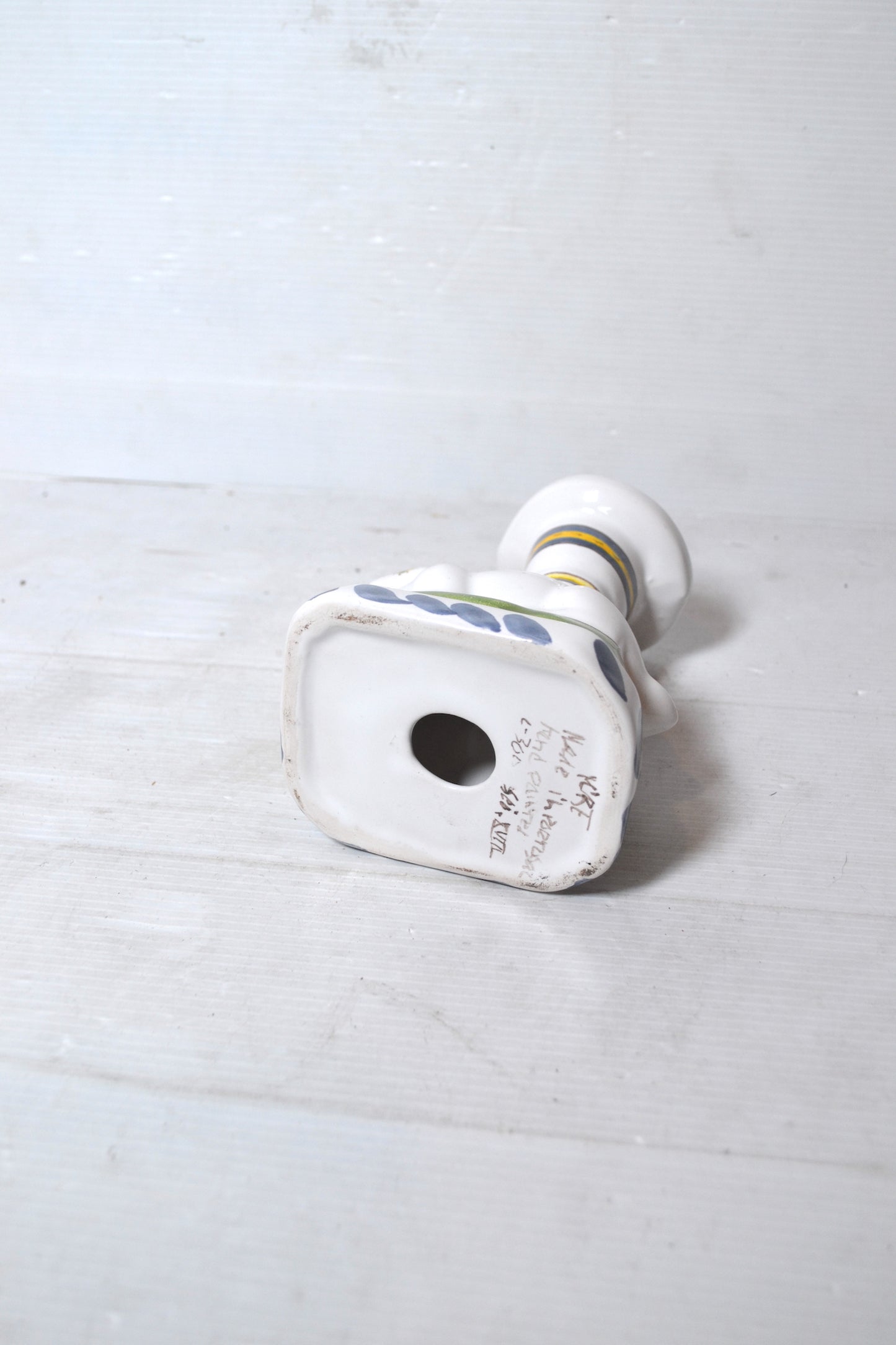 Bougeoir en céramique du Portugal