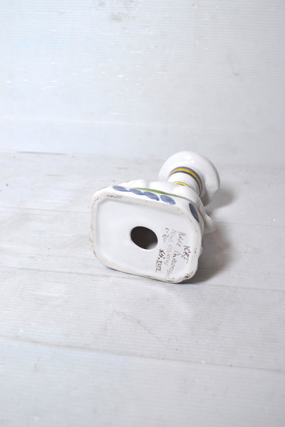 Bougeoir en céramique du Portugal