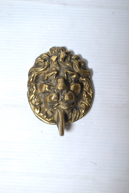 Petit heurtoir tête de lion