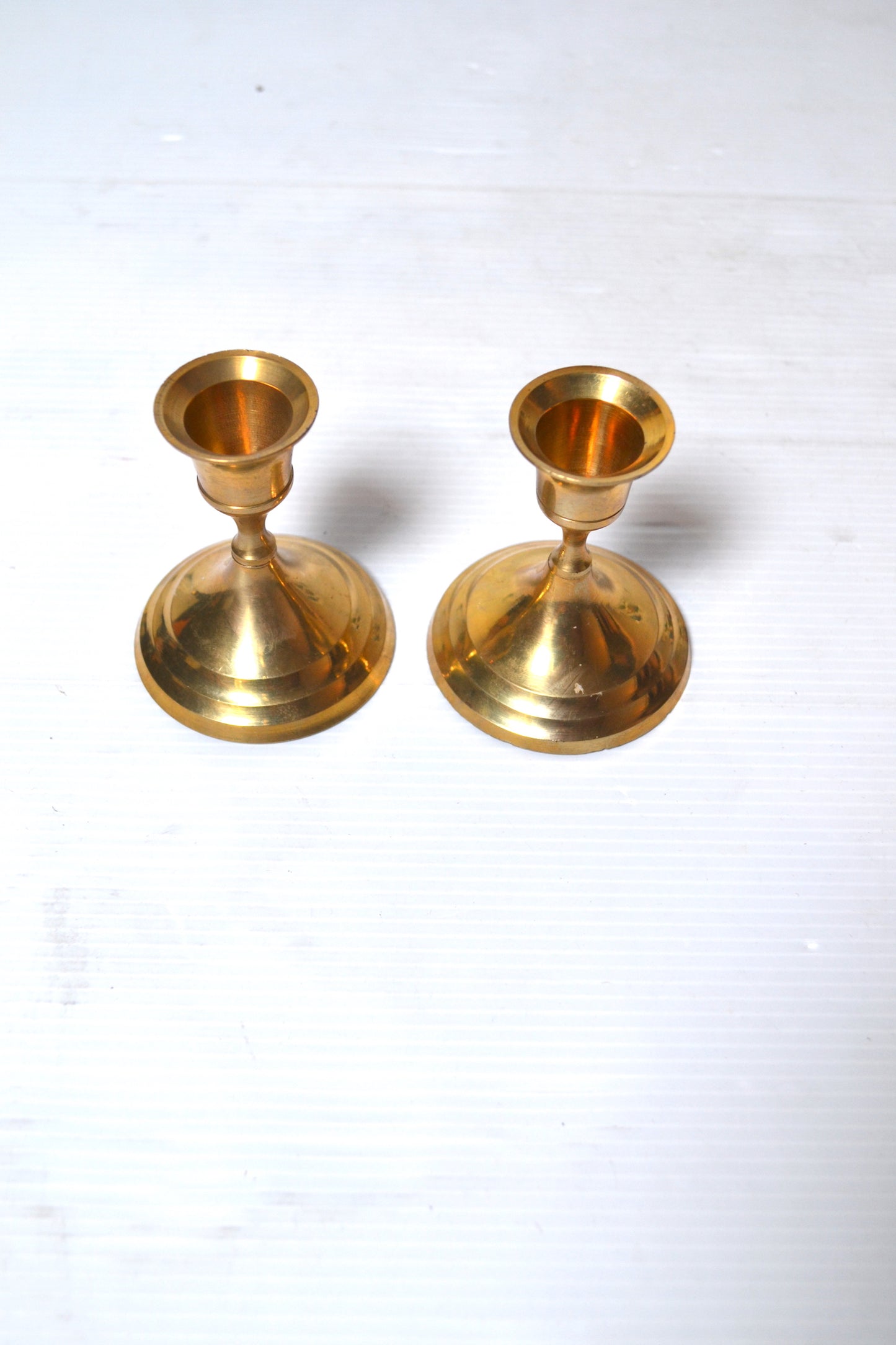 Bougeoirs dorés