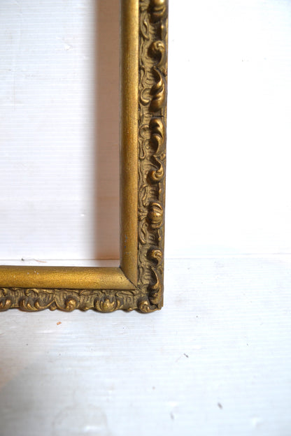 Cadre en bois doré