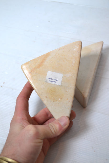 Bougeoirs design en pierre