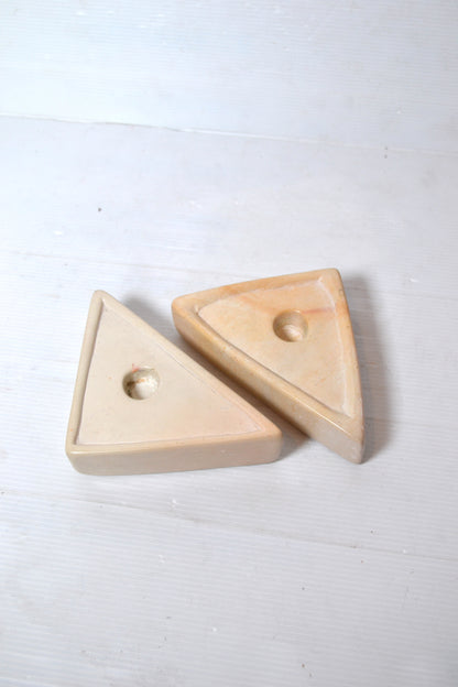 Bougeoirs design en pierre