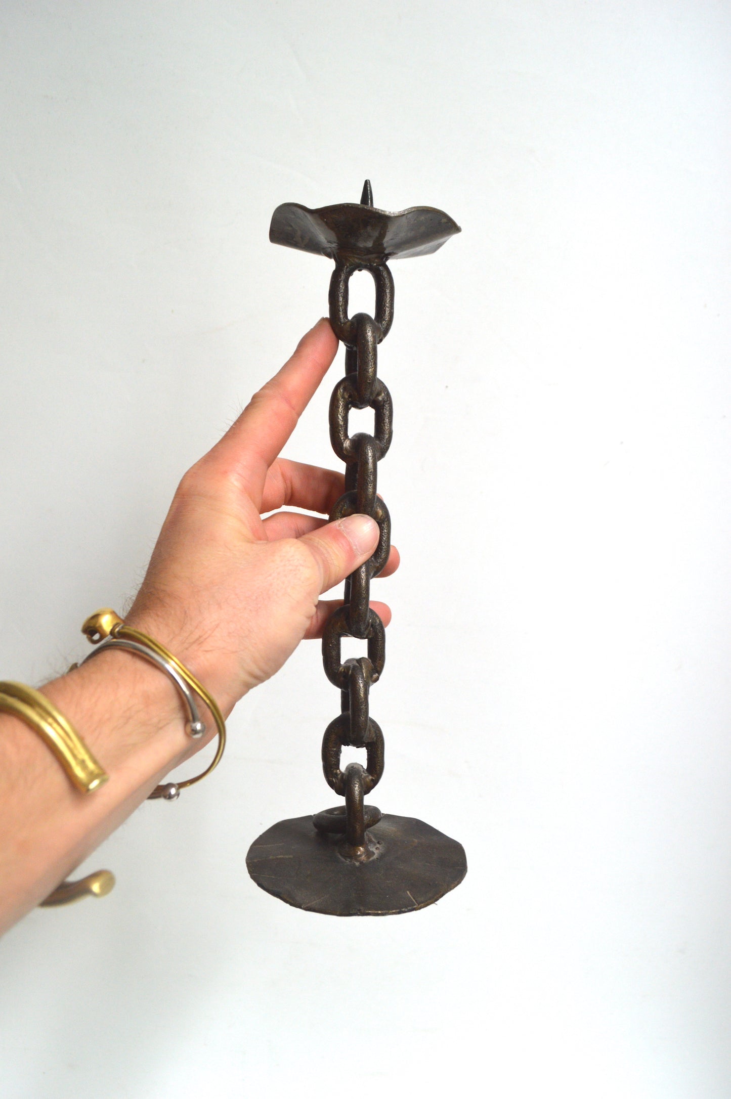 Bougeoirs Chaînes