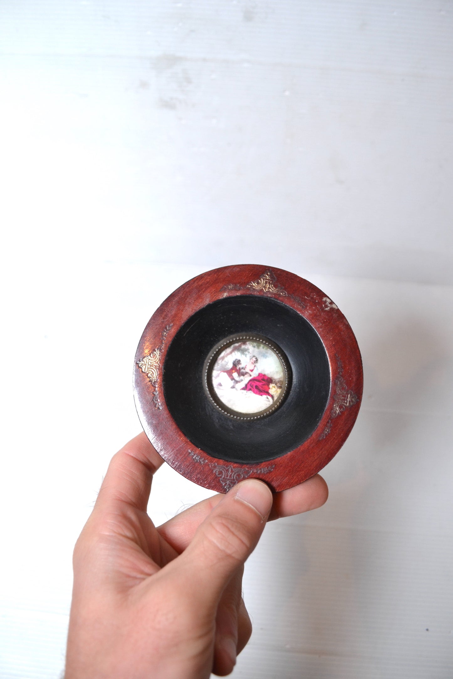 Cadre miniature au verre bombé