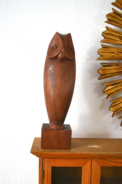 Hibou en bois