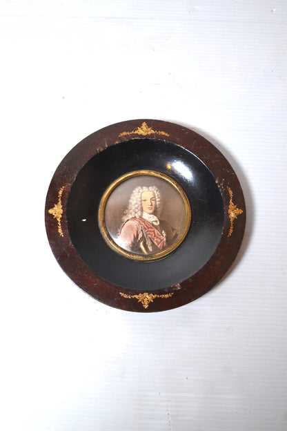 Cadre miniature au verre bombé
