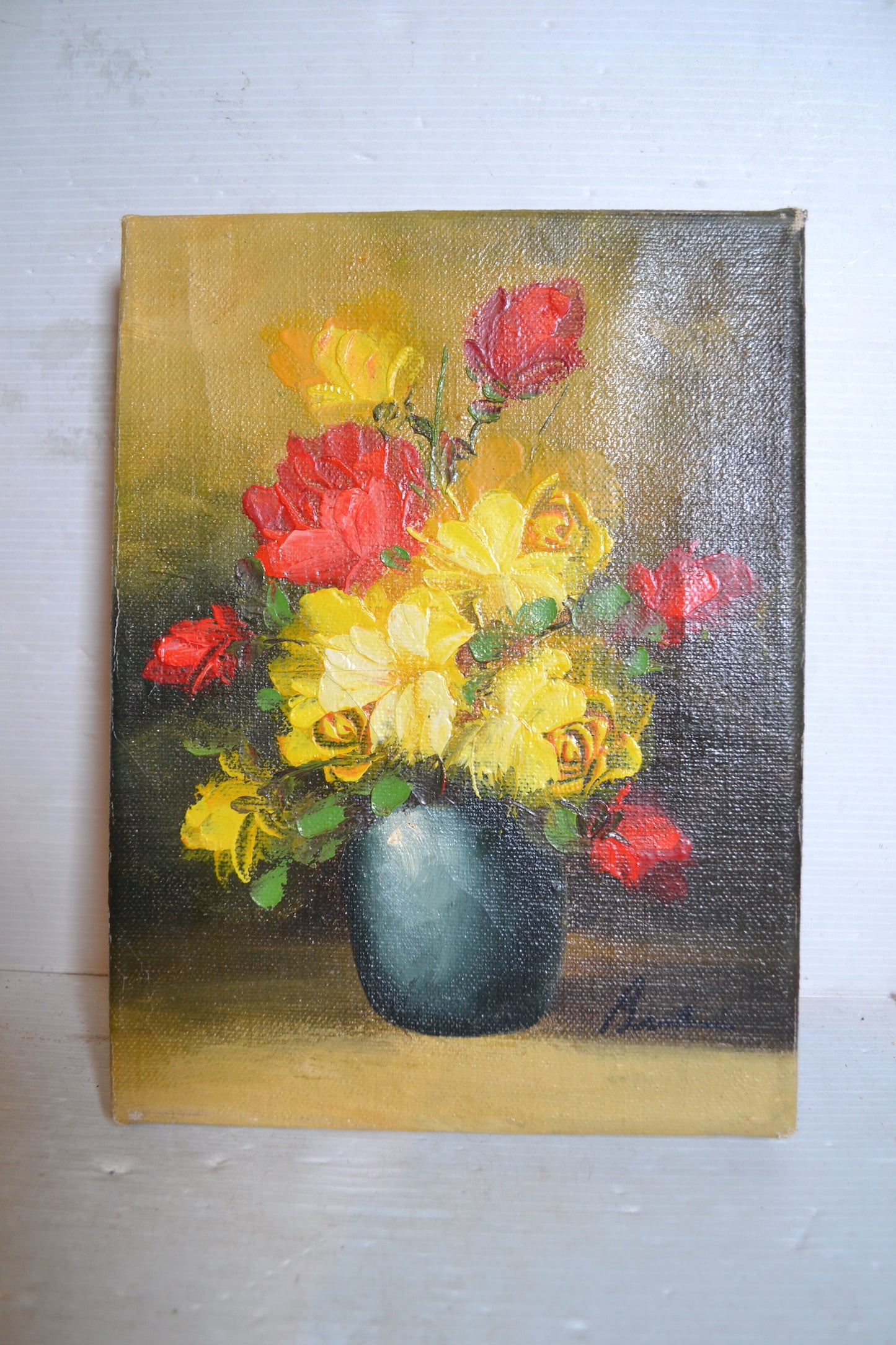 Petit tableau fleuri