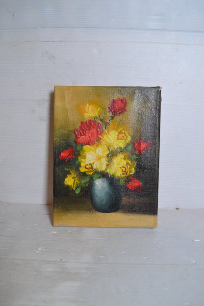 Petit tableau fleuri