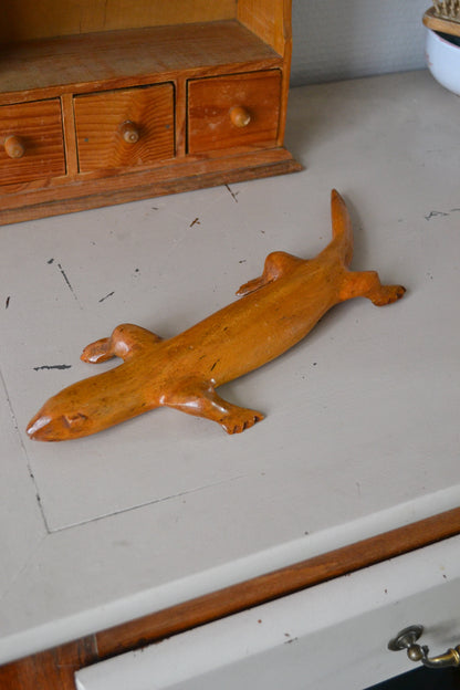 Salamandre en bois