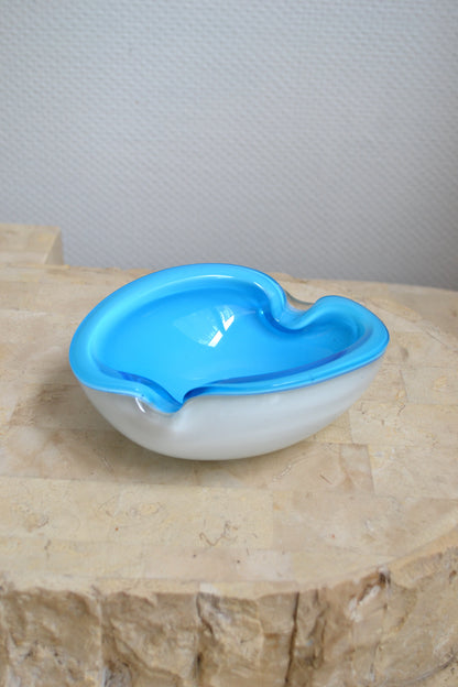 Cendrier en verre de Murano