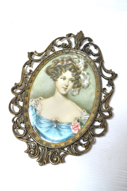 Ancien cadre médaillon